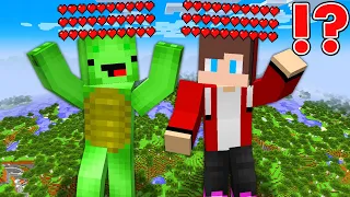 Minecraft TINY & GIANT Speedrunner VS Hunter JJ and Mikey Challenge - in Minecraft Maizen!