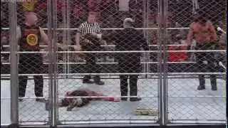 JOHN CENA VS SETH ROLLINS STEEL CAGE MATCH