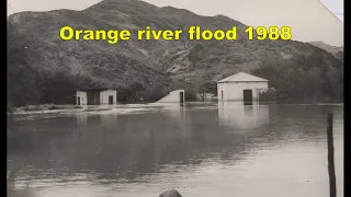 Orange river flood update 17 January 2022, looking back at historic floods as river level rise again