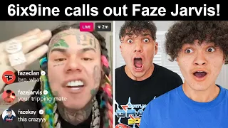 6ix9ine Calls Out FaZe Clan on Instagram Live