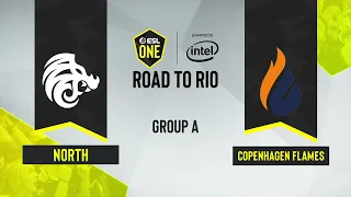 CS:GO - Copenhagen Flames vs. North [Mirage] Map 2 - ESL One Road to Rio - Group A - CIS