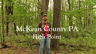 Highest Point in McKean County, PA - 2,460 feet