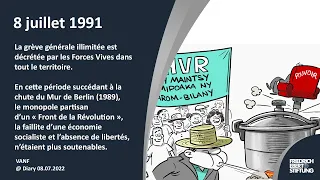 #Diary : 8 juillet 1991 : La grève générale illimitée est décrétée par les Forces Vives