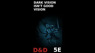 Tip: Dealing with Darkvision  #shorts #short #tips #5e #DnD #D&D #Dungeonmaster #darkvision #rules
