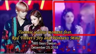 BTS V Taehyung & Jennie BlackPink: Taennie jealous moment ft Mino & Joy (Jenkai mediaplay?) - Part 1