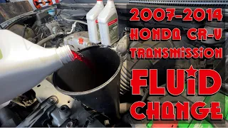 2007-2014 Honda CR-V Transmission Fluid Change How-To