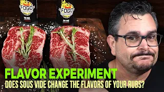 Sous Vide EXPERIMENT: Does Sous Vide Change The Flavors of Your Rubs? (Cook With Me)