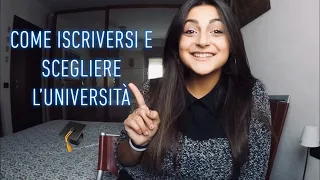 Come scegliere e iscriversi all’università