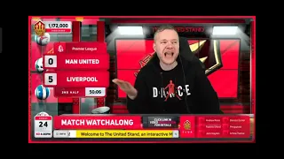 Mark Goldbridge reaction to Mo Salah 3rd goal vs Manchester united