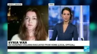 Syria: 600 civilians evacuated from Homs