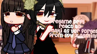 Pregame Drv3 react to Maki as Yor forger from spy x family