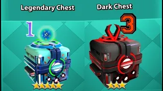 Opening 1 Legendary chest and 3 dark chest Any Luck?|Slugterra slug it out 2