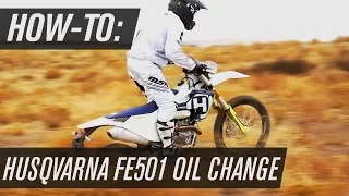 How To Change The Oil on a Husqvarna FE501