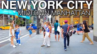 ⁴ᴷ NEW YORK CITY - Exploring 5th Avenue, Rockefeller Center, Radio City Music Hall, Times Square