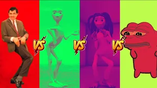 Color Dance Challenge Dame Tu Cosita Vs Mr Bean Vs Me Kemaste Vs Meme frog New video 2023