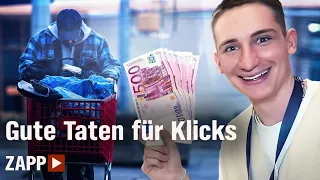 Mois, Tomsprm & MrBeast: Helfen sie Obdachlosen wirklich? | ZAPP | NDR