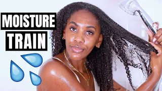 HOW TO MOISTURE TRAIN LOW POROSITY NATURAL HAIR | GUARANTEED Results!!