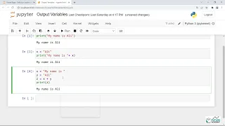 م.شويل الشهري | Python Variables : Output Variables (Lab) | متغيرات المخرجات