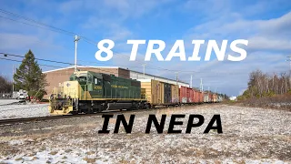 Railroad activity in NEPA - Steam, Coal, Freight & Foreign Power - December 2018