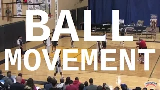 Attack a Zone Defense Using Ball Movement! - Basketball 2016 #41