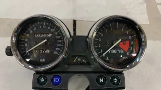 Kawasaki ZRX1100 clocks repair