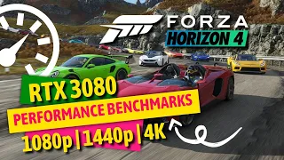 Forza Horizon 4 RTX 3080 Benchmarks at | 1080p | 1440p | 4K | [ASUS ROG STRIX RTX 3080]