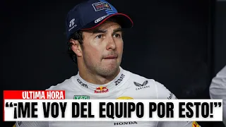 ULTIMA HORA: ¡EL MENSAJE IMPACTANTE DE CHECO A REDBULL!