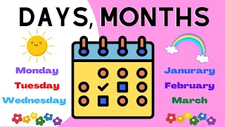 Days and months #learning #kidsvideo #kids