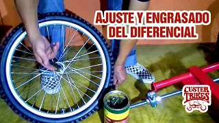 Ajuste y engresado del diferencial de la tricicleta custer