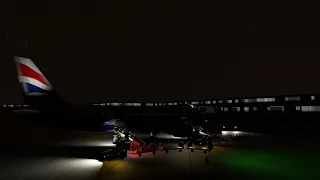 MSFS Fenix A320 Larnaca Night Landing