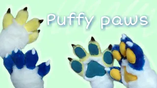 How  to make fursuit puffy paws