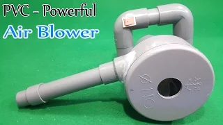 How to Make Powerful 12volt Air Blower Using 775 Motor and PVC Pipe