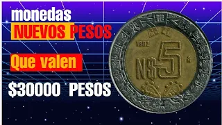 Monedas de Nuevos pesos Mas valiosas Actualmente💲