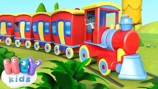 Trenul 🚂 Cantece pentru copii + karaoke | HeyKids