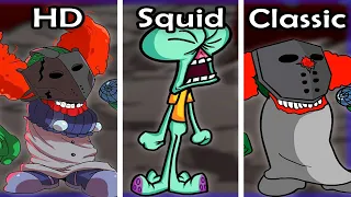 TRICKY: HD VS Squidward VS Classic | Friday Night Funkin