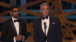 2017 Breakthrough Prize Ceremony: Jean Bourgain, Jeremy Irons, Sundar Pichai