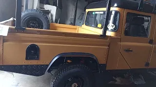 defender 130 restored and cleaned