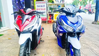 So sánh NVX 155 ABS 2021 và Vario 150 | Giá Xe Tay Ga Cho Nam Vario 2021 Và NVX 2021 | Quang Ya