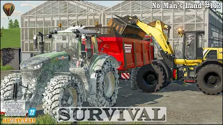 Survival in No Man's Land Ep.112🔹Finishing Harvesting Potatoes. Liming. Plowing. Cultivating🔹FS22