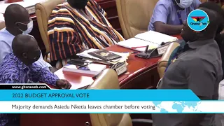 Majority demands Asiedu Nketia leaves chamber before voting