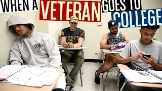 When A Veteran Goes To College!