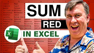 Excel - Sum Red: Episode 1415