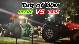 John Deere 6230R VS Case Puma 240 AFS - Tug of War/Which wins?