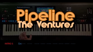 Pipeline - The Ventures, Cover, eingespielt mit titelbezogenem Style auf Genos