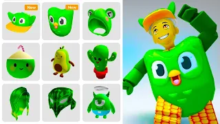 HURRY! GET THESE CUTE FREE GREEN ROBLOX ITEMS NOW!