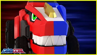 DinoCore 💥 Hot And Cold Super Car 🦖 Superman Dinosaur Transformation 🦖 Kids Movies 2024