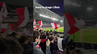 A l'intérieur du virage des ultras du Losc