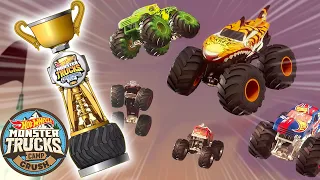 Hot Wheels Monster Trucks Race for the Champions Cup! 🏆 - Monster Truck Videos for Kids | Hot Wheels