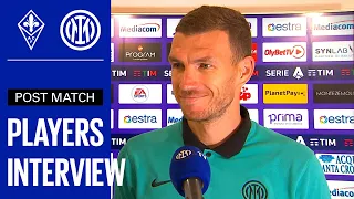 FIORENTINA 1-3 INTER | DZEKO + DARMIAN EXCLUSIVE INTERVIEWS [SUB ENG] 🎤⚫🔵🤩