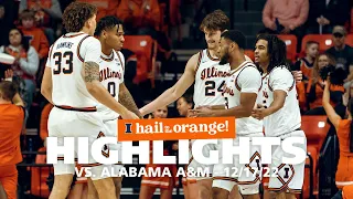 Illini MBB | Highlights vs. Alabama A&M 12/17/2022